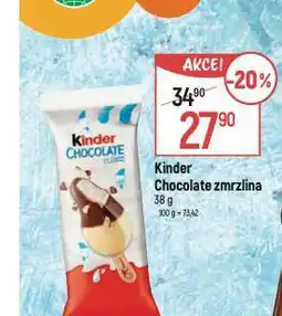 Globus Kinder chocolate zmrzlina nabídka
