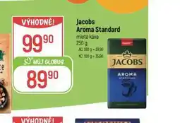 Globus Jacobs aroma standard mletá káva nabídka