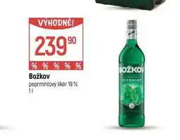 Globus Božkov peprmintový likér nabídka
