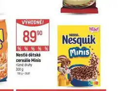 Globus Nestlé dětské cereálie minis nabídka