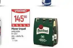 Globus Pivo pilsner urquell nabídka