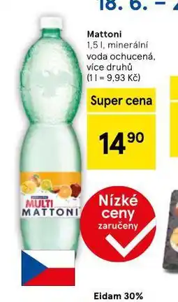 Tesco Mattoni ochucená nabídka