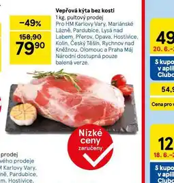 Tesco Vepřová kýta bez kosti nabídka