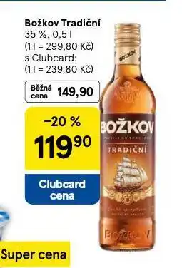 Tesco Božkov tradiční nabídka