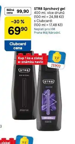 Tesco Str8 sprchový gel nabídka