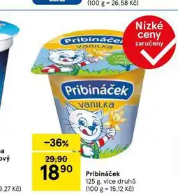 Tesco Pribináček nabídka
