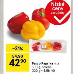 Tesco Paprika mix nabídka