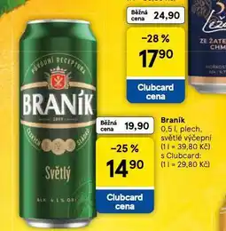 Tesco Pivo braník nabídka