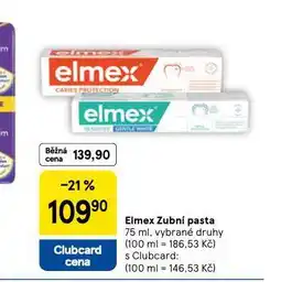 Tesco Elmex zubní pasta nabídka