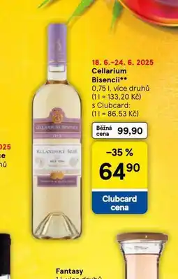 Tesco Cellarium bisencii nabídka