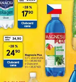 Tesco Magnesia plus nabídka