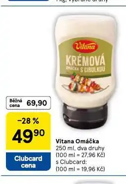 Tesco Vitana omáčka nabídka