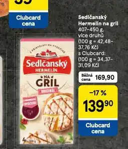 Tesco Sedlčanský hermelín na gril nabídka