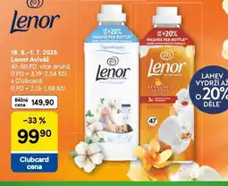 Tesco Lenor aviváž nabídka