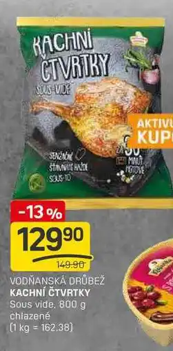 KACHNÍ ČTVRTKY Sous vide, 800 g chlazené