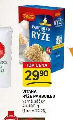 Flop VITANA RÝŽE PARBOILED varné sáčky 4 x 100g nabídka
