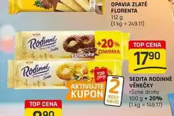 Flop SEDITA RODINNÉ VĚNEČKY různé druhy 100g nabídka