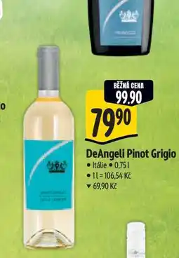 Albert DeAngeli Pinot Grigio 0,75 l nabídka