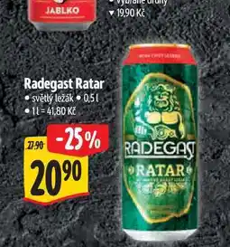 Albert Radegast Ratar 0,5 l nabídka