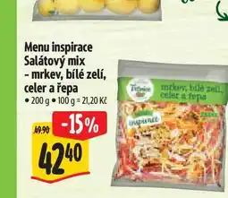 Albert Menu inspirace Salátový mix - mrkev, bílé zelí, celer a řepa 200 g nabídka