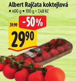 Albert Albert Rajčata koktejlová nabídka