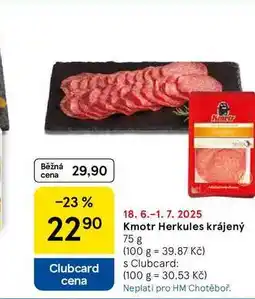 Tesco Kmotr Herkules krájený, 75 g nabídka