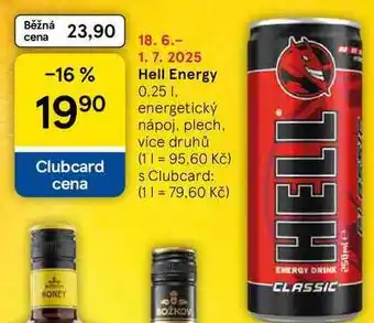 Tesco Hell Energy, 0.25 l nabídka