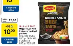Tesco Maggi Magic Asia Instantní nudlová polévka, 62 g nabídka