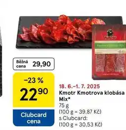 Tesco Kmotr Kmotrova klobása Mix, 75 g nabídka
