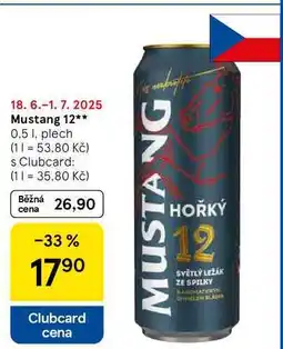 Tesco Mustang 12, 0.5 l nabídka