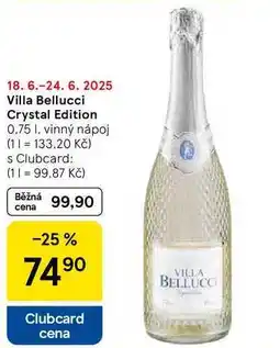 Tesco Villa Bellucci Crystal Edition, 0.75 l, vinný nápoj nabídka