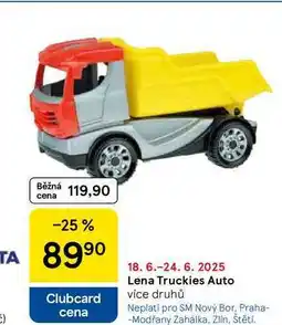 Tesco Lena Truckies Auto, vice druhů nabídka