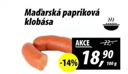 ZEMAN Maďarská papriková klobása, 100 g nabídka