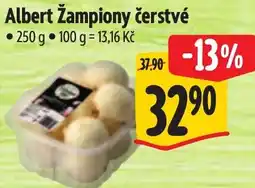 Albert Albert žampiony čerstvé nabídka