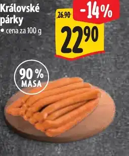 Albert Královské párky nabídka