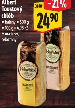 Albert Albert Toustový chléb nabídka