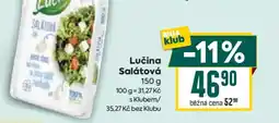 Billa Lučina Salátová nabídka