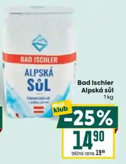 Billa Bad Ischler Alpská sůl nabídka