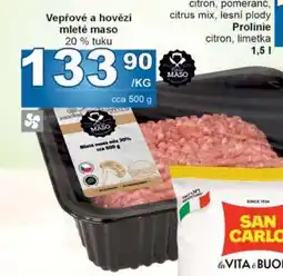 Jip Vepřové a hovězí mleté maso nabídka