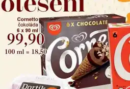Jip Cornetto čokoláda nabídka