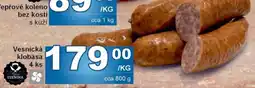 Jip Vesnická klobása nabídka
