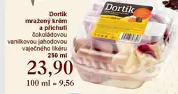Jip Dortík mražený krém a příchutí nabídka