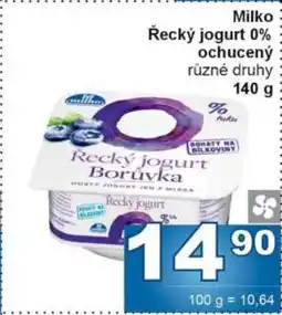 Jip Milko řecký jogurt 0% ochucený nabídka