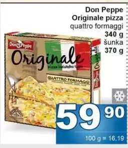 Jip Don Peppe Originale pizza nabídka