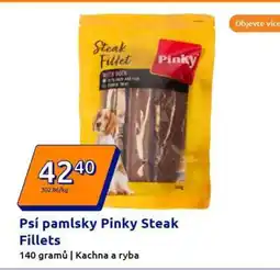 Action Psí pamlsky Pinky Steak Fillets nabídka