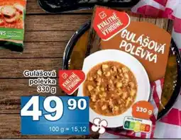 Jip Gulášová polévka nabídka