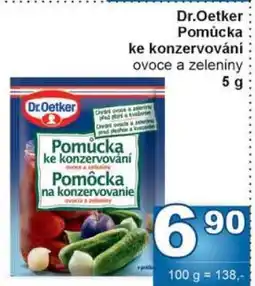 Jip Dr.Oetker Pomůcka ke konzervování ovoce a zeleniny nabídka