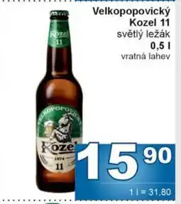 Jip Velkopopovický Kozel 11 nabídka