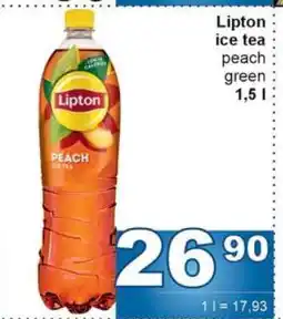 Jip Lipton ice tea peach green nabídka
