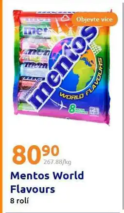 Action Mentos World Flavours nabídka